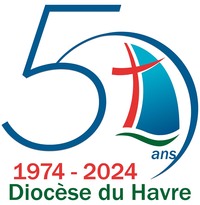 Logo des 50 ans du diocèse du Havre