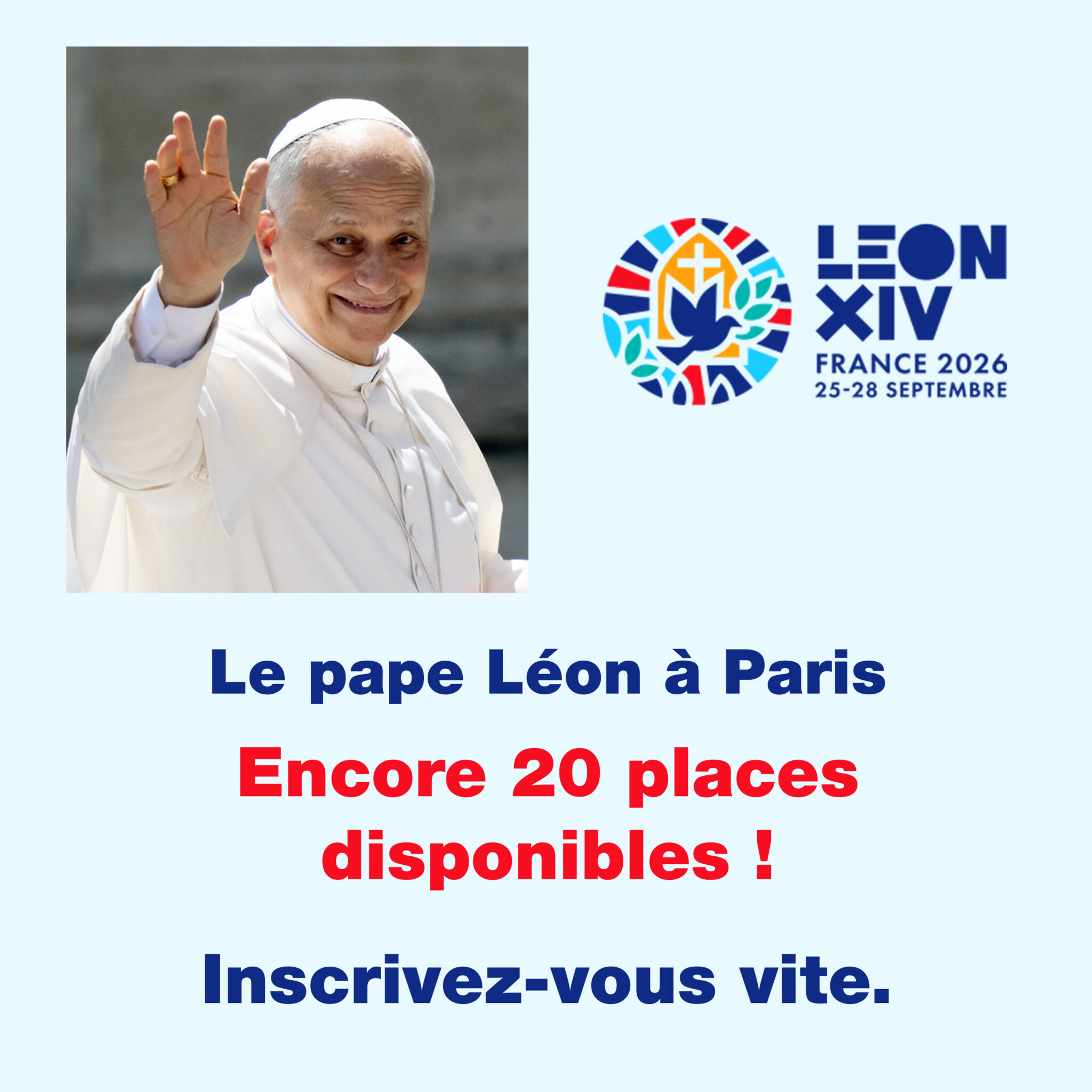 Le pape Léon à Paris