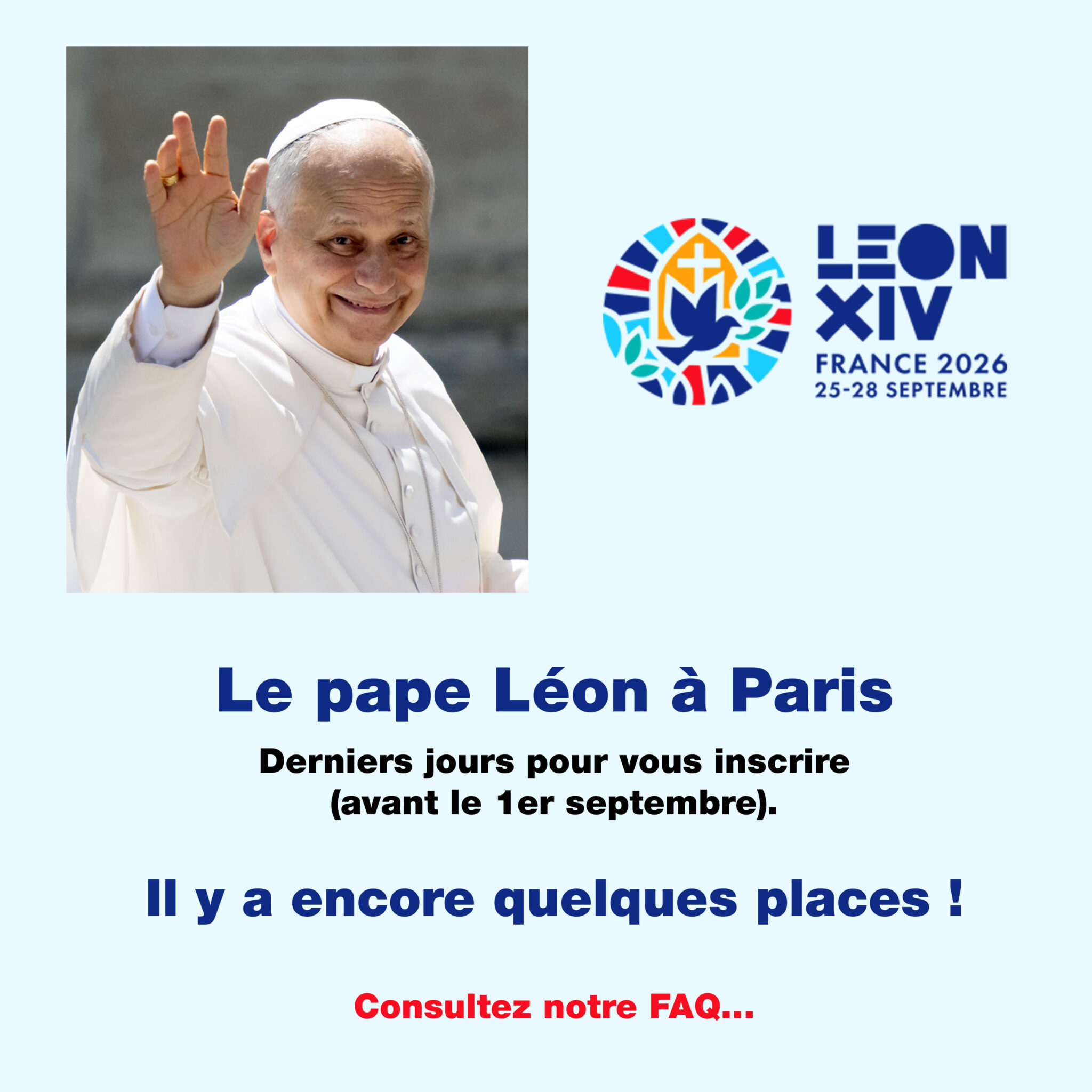 Le pape Léon à Paris