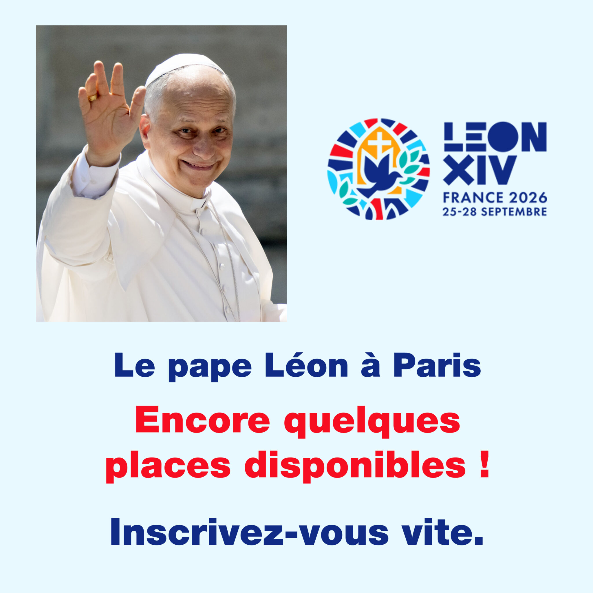 Le pape Léon à Paris